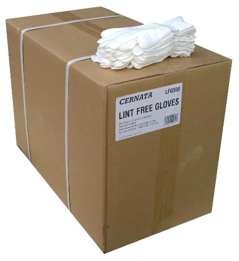 CERNATA Cleanroom Quality Lint Free Gloves Free Size Fits All